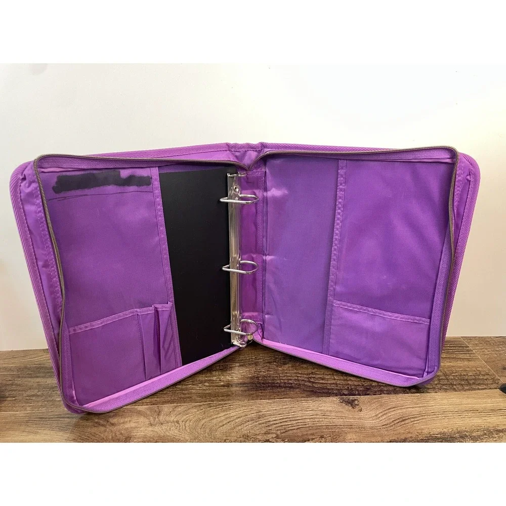 Looney Tunes Tweety Bird Trapper Keeper Style Zippered Binder Rubber Frame